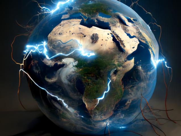planète terre électrique