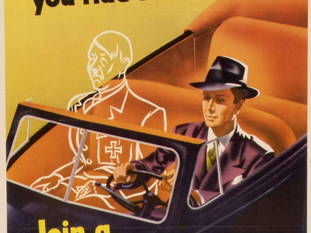 Ride-Alone-WWII-US-Propaganda-Poster
